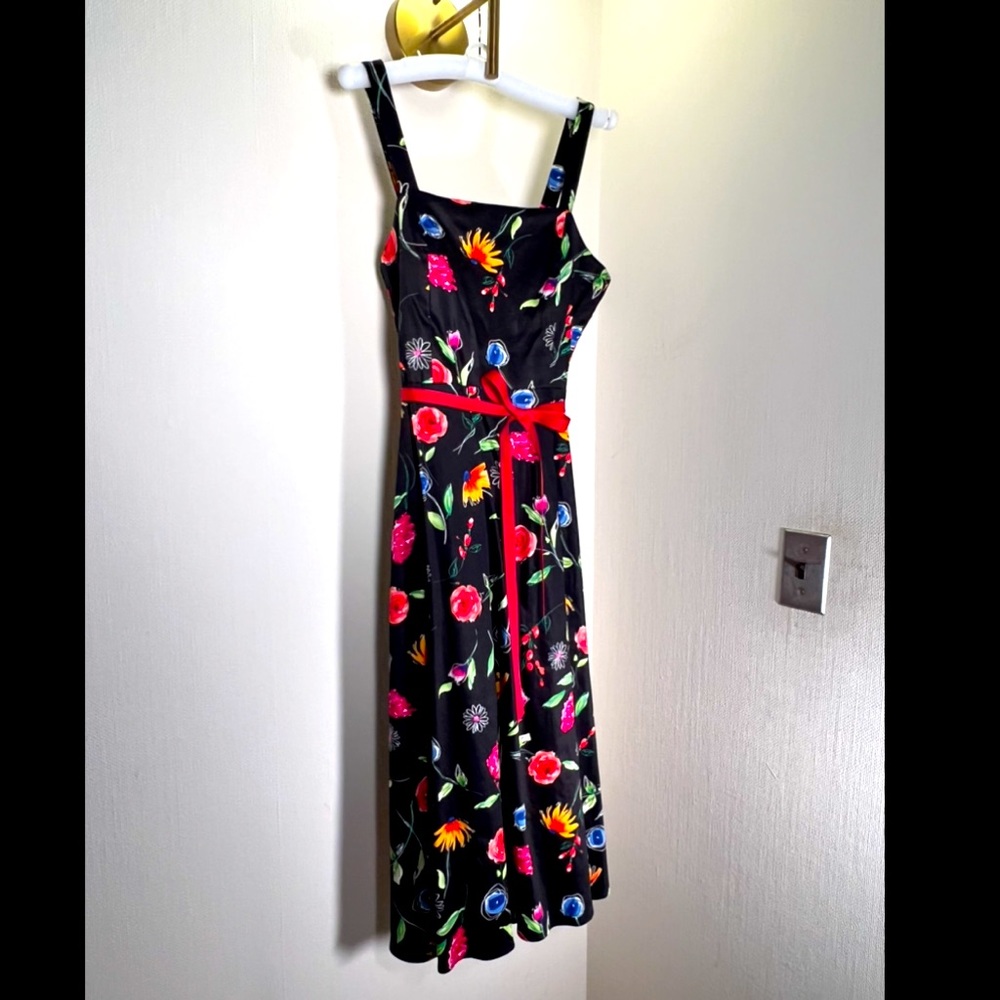 Flower midi dress